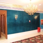 The ornate hallway decorations in the Urumqi Aksaray Hotel