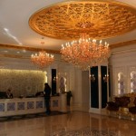 A view of the Urumqi Aksaray lobby from the front door
