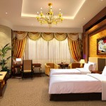 A standard room at the Urumqi International Trade Grand Hotel