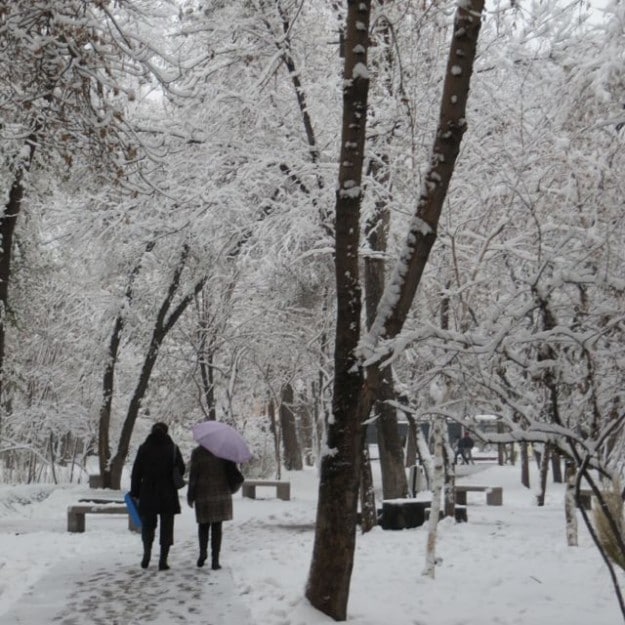 Urumqi winter wonderland after a snowfall