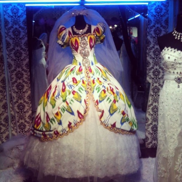 Modern Uyghur wedding dress