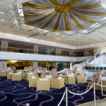 A view of the Grand Mercure lobby in Urumqi, Xinjiang