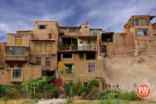 A view of Kashgar's Old Town