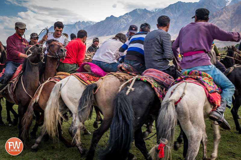 Tajik Buzkashi players