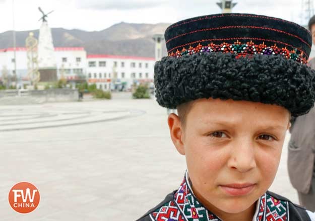 Young Tajik boy in Tashkurgan, Xinjiang