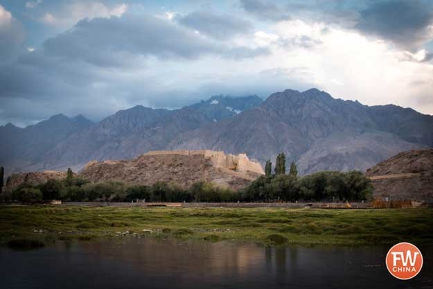 Tashkorgan Stone fort in Tashkorgan, Xinjiang