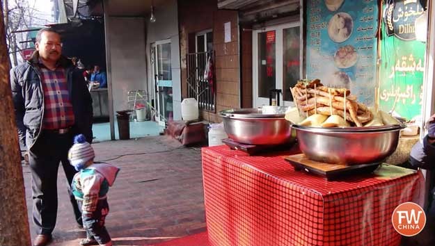 A Uyghur restaurant in the back alleys of Urumqi, Xinjiang