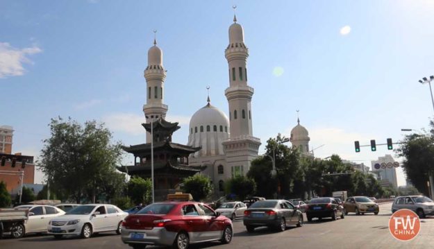 The Baytullah (拜吐拉) Mosque in Yining, Xinjiang