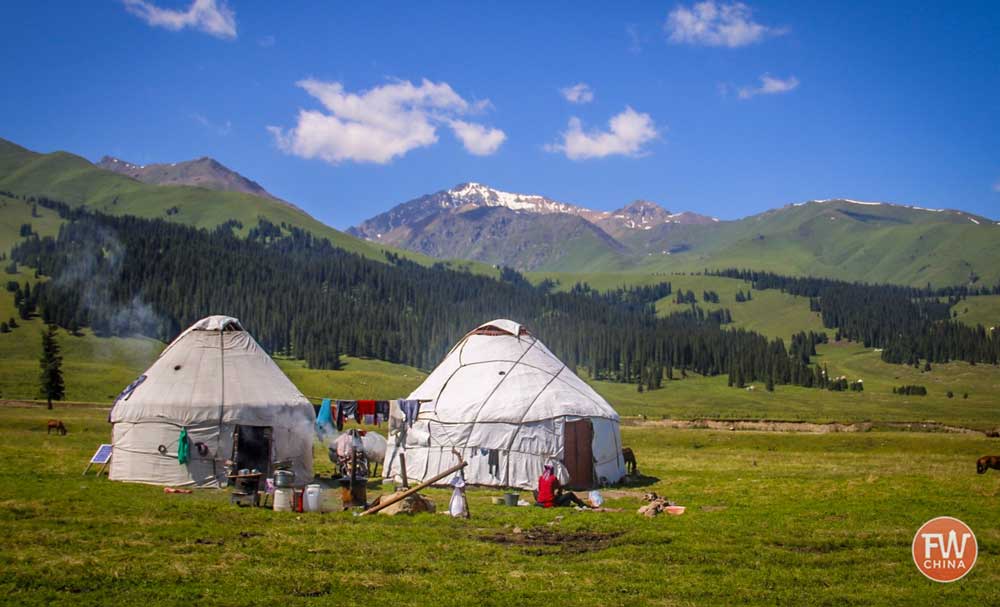 The Narat (Nalati 那拉提) Grasslands in Yili, Xinjiang