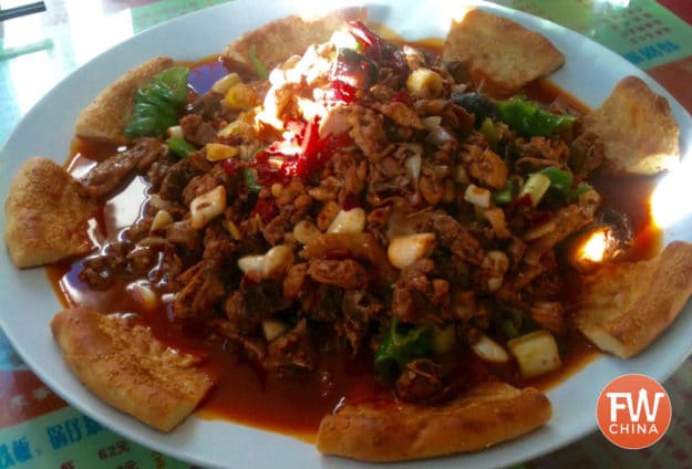 Xinjiang's Big Plate Chicken (DaPanJi)