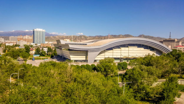 View of Urumqi from the Xinjiang University campus