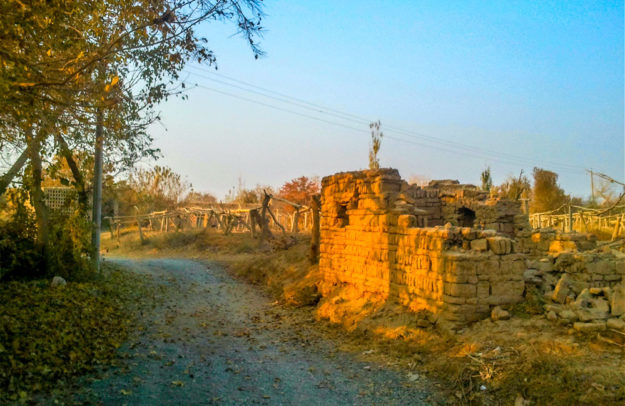 A small village in Xinjiang, China