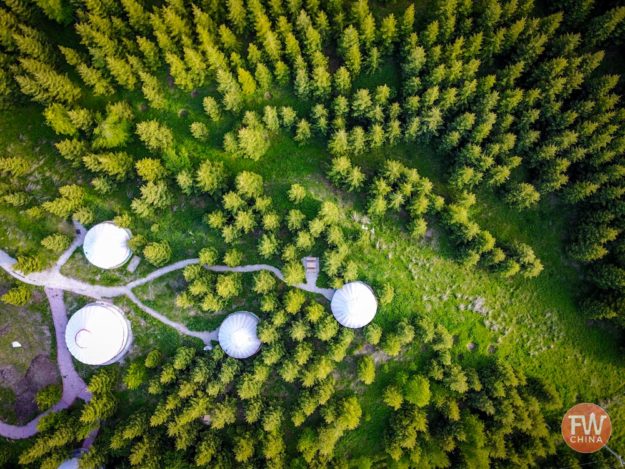 Wusu Foshan National Forest Park in Xinjiang 乌苏佛山国际森林公园