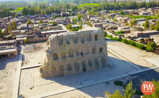 The Taizang Tower in Turpan, Xinjiang