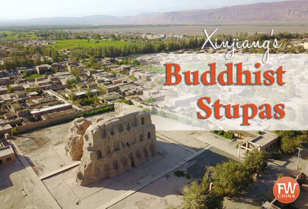 Xinjiang's historic Buddhist stupas from the ancient Silk Road