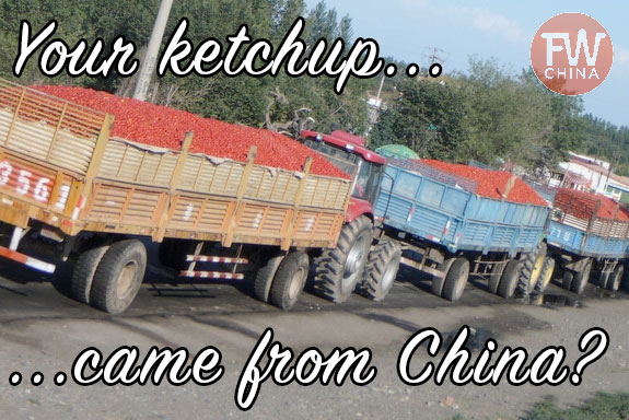 Ketchup from China (Xinjiang region)