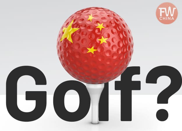 Growing sport of golf in China