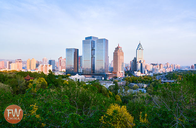 Urumqi skyline